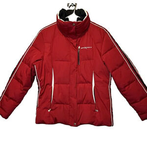 Red Women's Puffer Jacket